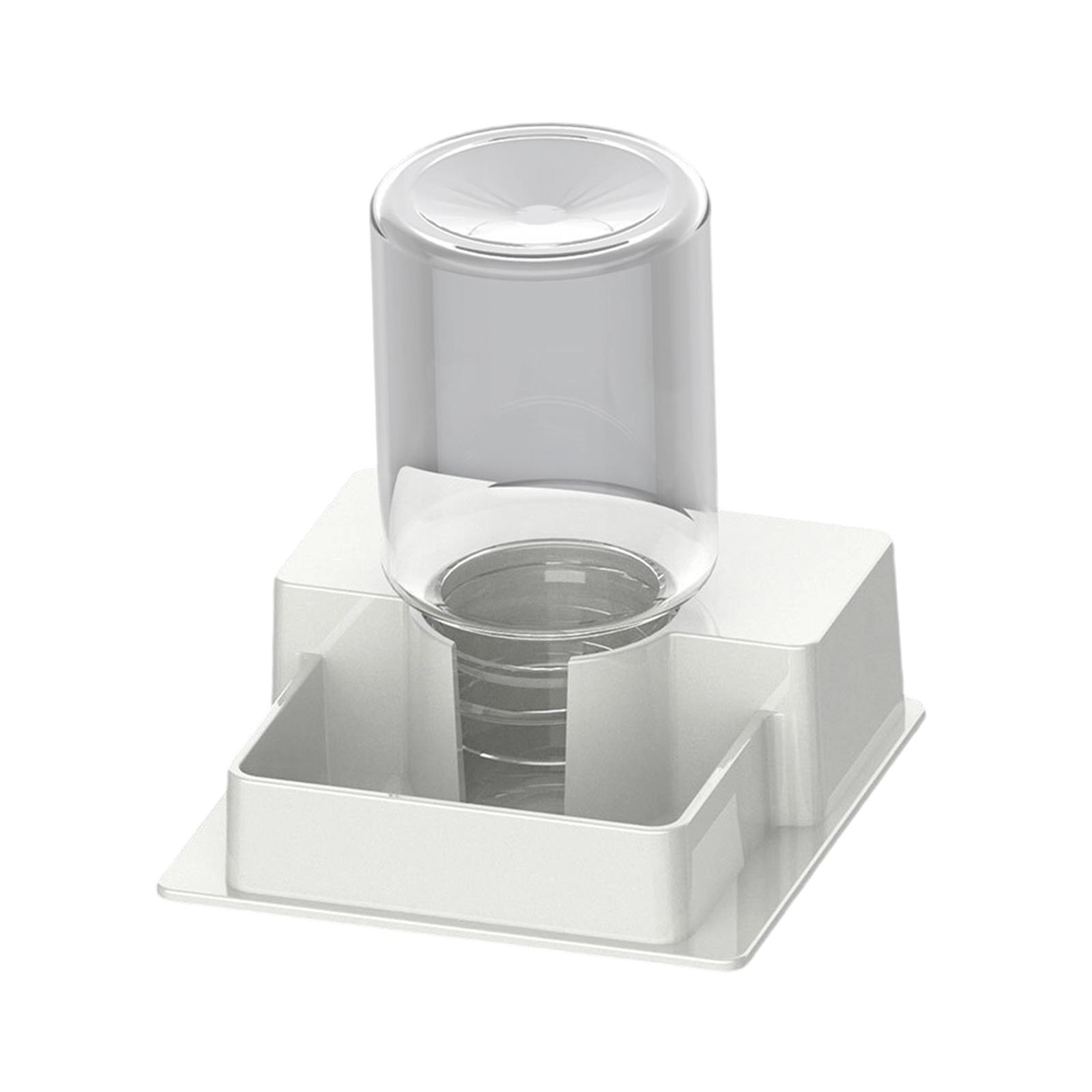 

Automatic Reptile Water Dish with Watering Bottle for Tortoise Geckos Turtle белый