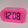 Silicone Electronic Clock Student Alarm Clock Anti-test Slide Anti Shock Elderly Clock Rectangular Clock Table Clock