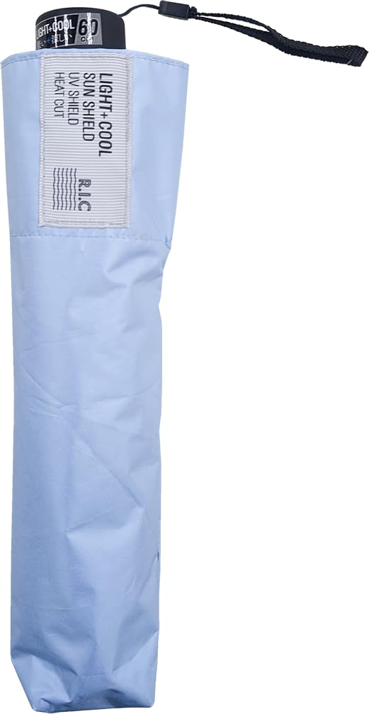 Rose Sangyo 60cm Lightweight Folding Umbrella for Sun and Carbon Saxe 61601221 Men's Rain, Fiber, Color,