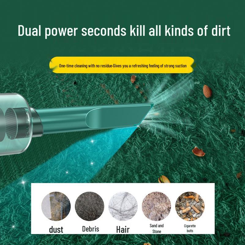 Wireless High-Power Handheld Vacuum Cleaner for Home & Car – Dual-Use with Strong Suction