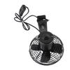 8in Car Cooling Fan Cigar Lighter Powered Black Quiet Metal Clip On Fan for Car Truck SUV RV Boat Bus DC12V