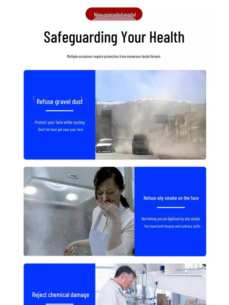 Pesticide Spray Mask: HD Anti-Dust, Non-Fog Full Face Shield
