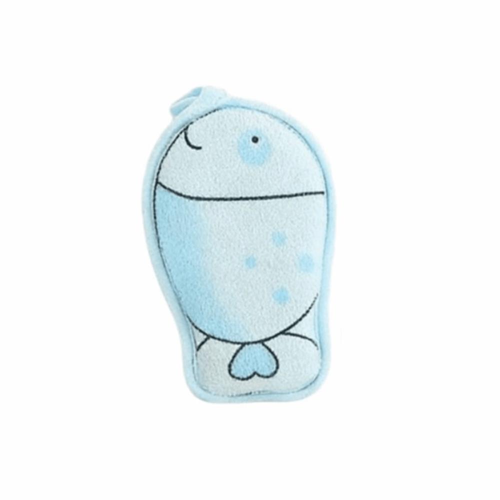 Hanging Design Baby Bath Sponge Soft Infant Wash Ball Infant Bath Cleaning Brush  Infant Bathing
