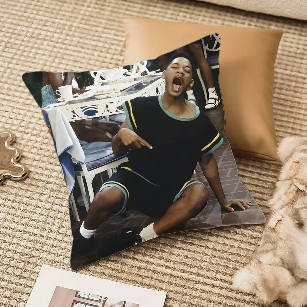 

W-Will S-Smith SINGER Pillow Case Anti-dustmite Invisible Zipper Sofa Bed 12x12Inch