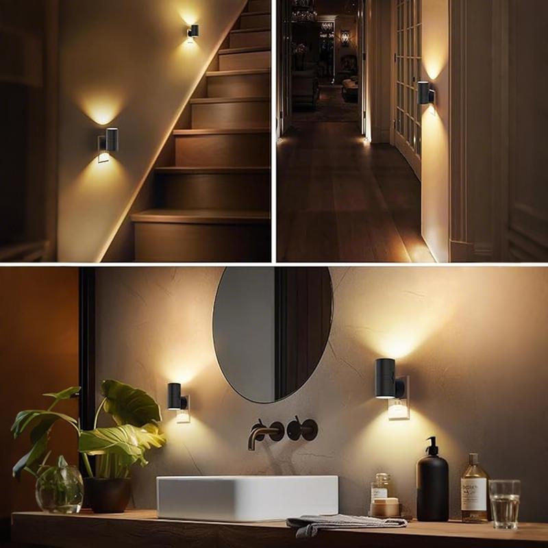 Wall Mounted LED Light with Adjustable Brightness Sensor From Dusk To Dawn Used for Corridors Bedrooms and Bathrooms