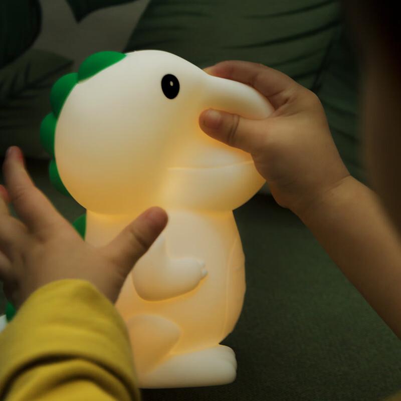 Li Shen Dinosaur Silicone Tap Night Light