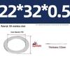 304 Stainless Steel Ultra-Thin Flat Washers - Available in Thickness: 0.1mm, 0.2mm, 0.3mm, 0.5mm