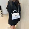 Simple Large-capacity Small Square Bag Women's Simple Fashion Bag Women's 2025 Summer Fashion Casual Retro Tote Bag