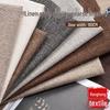 Retro Thickened Linen-Cotton Fabric: Solid Color 1.8m Wide for Sofa Covers & Tablecloths