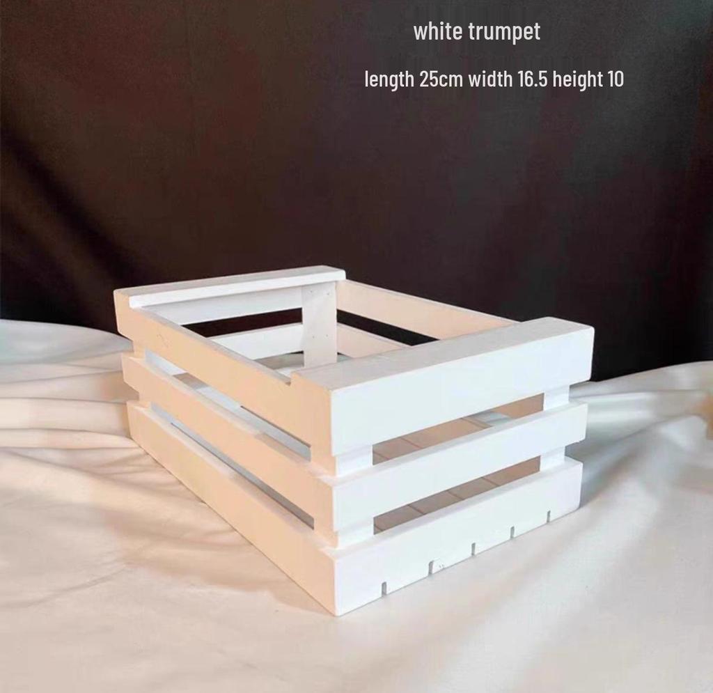 10-Piece White Dessert Display Stand Set: Wooden & Acrylic Tabletop Decoration