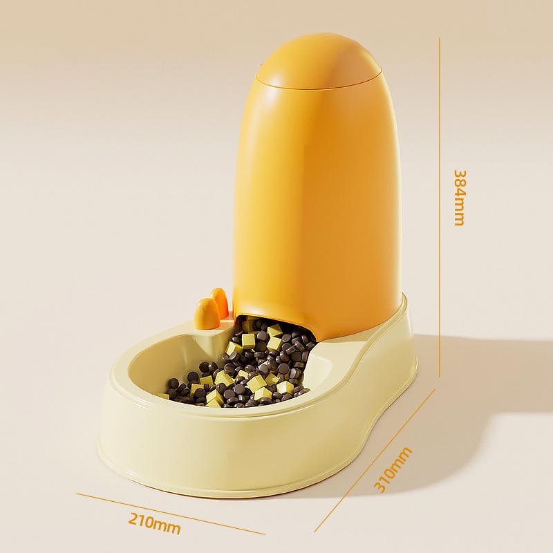 HOOPET Dog Automatic Water Food Bowl Design for Small Medium Pets Dogs Cats Pet Feeder and Drinker Puppy Kitten Cat Pet Supplies