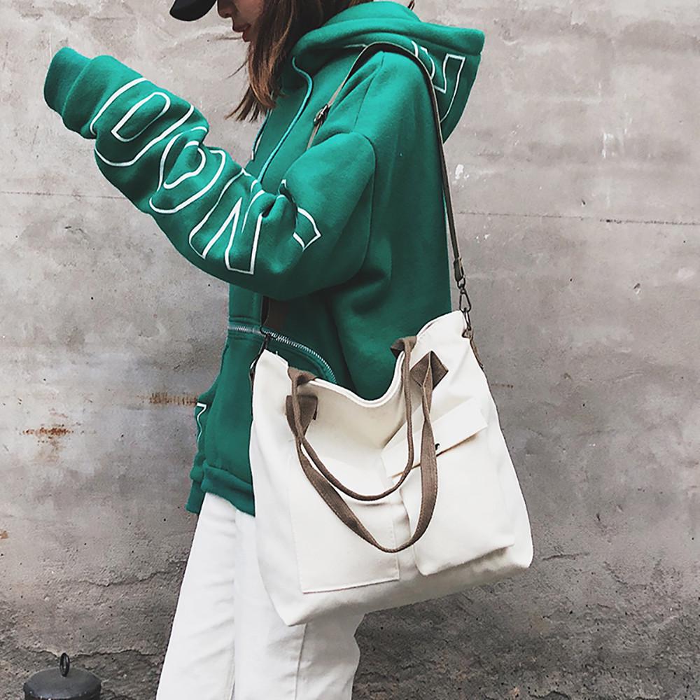 Women Literary  Messenger Bag Canvas Bag Shoulder Bag