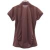 Adidas Short Sleeve Polo Shirt M Brown Women Used
