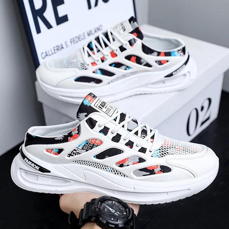 Fashion Fashion Men Casual Shoes Breathable Durable Comfortable Soft Flat Shoes Sweat-absorbing Non Slip Outdoor Lightweight Sneakers