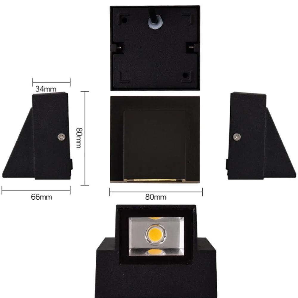 IP65 for Outdoor Courtyard Gate Terrace Balcony Garden Single Head Modern LED Wall Lamp Waterproof Porch Light