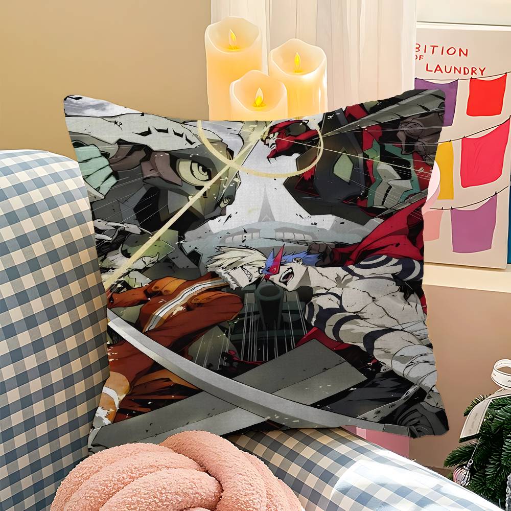 Anime G-Gurren Comics Lagann Pillow Gift Home Office Decoration Pillow Bedroom Sofa Car Cushion CoverPillow Case