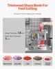 VEVOR Meat Grinder, 11 Lbs/Min Electric Meat Grinder, Slicer, Sausage Stuffer with Blade, Grinding Plate, Sausage Maker