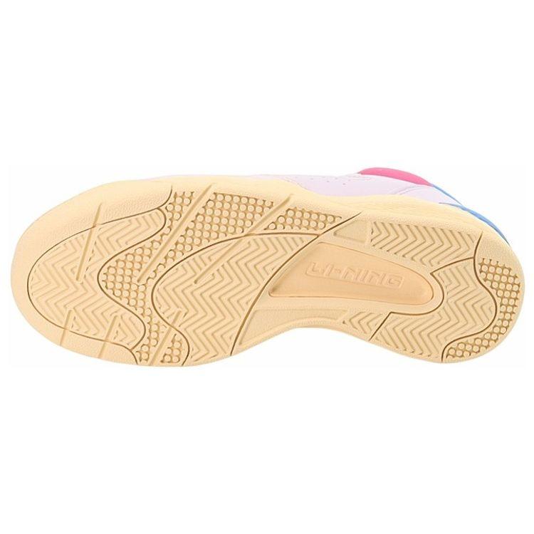 Баскетбольные кроссовки Li-Ning High-Top Retro женские кроссовки Фиолетовый Красный — фото 6