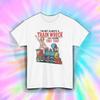 Train Wreck Funny Vintage Woman Train Graphic Tee S-5XL Sarcastic Humor