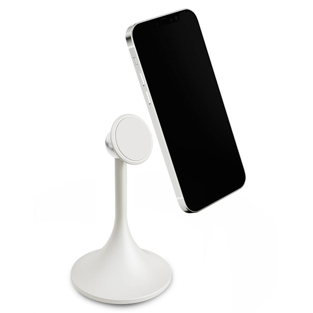 

Desktop Mobile Phone Holder Rotatable Magnetic Phone Tablet Stand Beige Matte