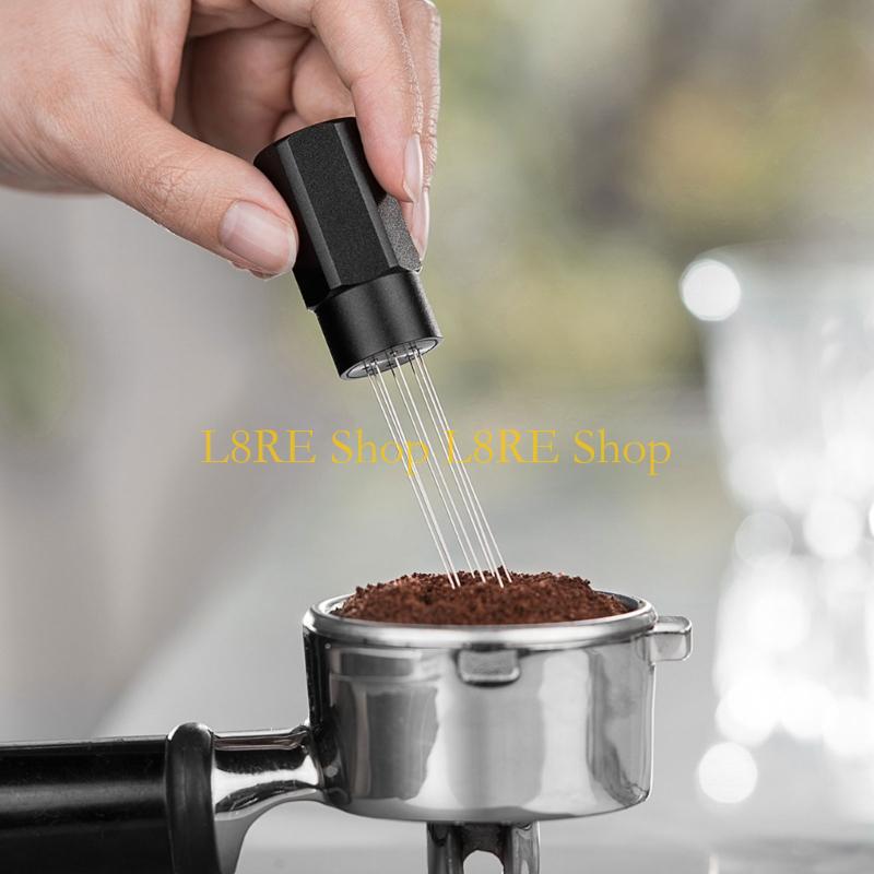 L8RE Espresso Tool Metal Espresso Coffee Stirrer Heavy Duty Espresso Distribution Tool Stainless Steel Coffee Tool Ground
