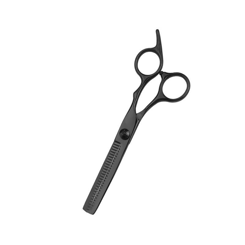 6-Inch White Hairdressing Scissors Set: Flat & Tooth Scissors for Adults and Kids