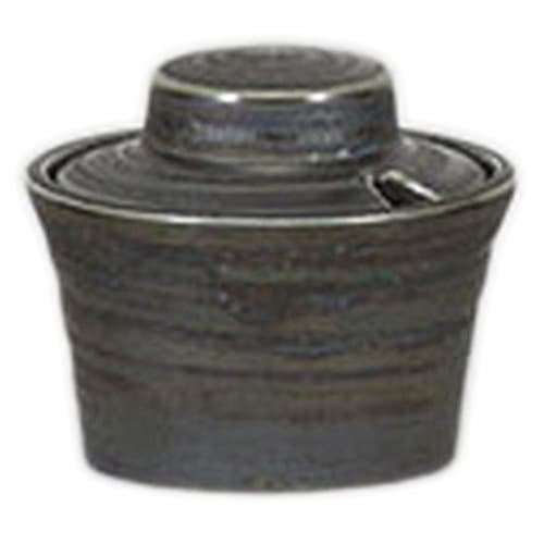 Set of 10 Silver-Decorated Wide-Mouth Condiment Containers, 6.2 x 5.5cm [Suitable for Restaurants, Inns, and Commercial Use]