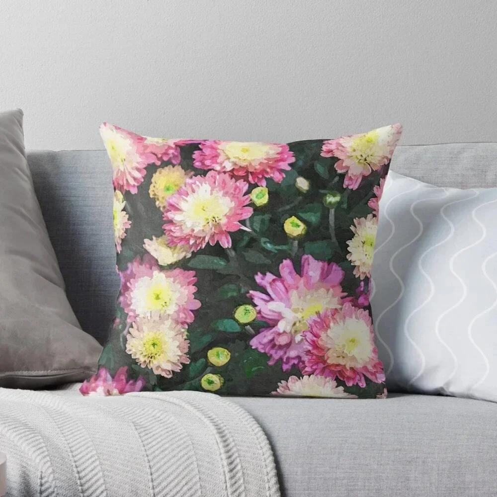 Office Decorative Cushion Cover Natural Scenery Plant Pattern Print Decorative Home Pillow Cover Square