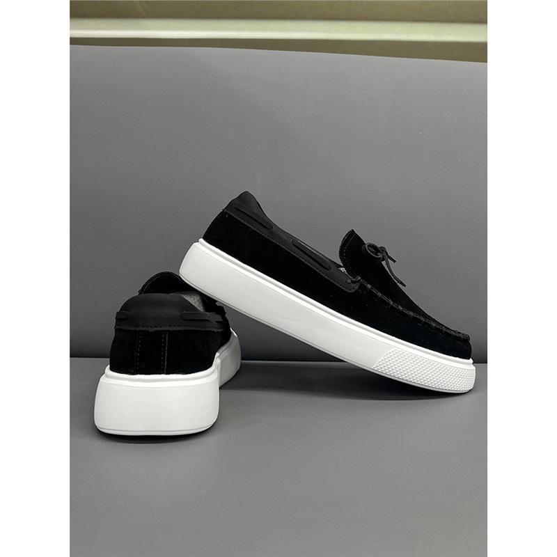 High-end Anti-fur Loafer Beanie Shoes Lazy Summer Breathable Leisure Board Bc