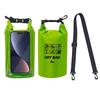 2L Wasserdichter Trockensack für Schwimmen Kajakfahren Trekking Rafting Surfen Bootfahren Tragbarer Touchscreen Outdoor Aufbewahrungsrucksack