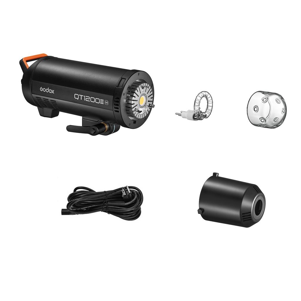 Godox QT1200IIIM 1200W High Speed Studio Flash Light GN105 1/8000s HSS 0.010.9S Quick Recycling