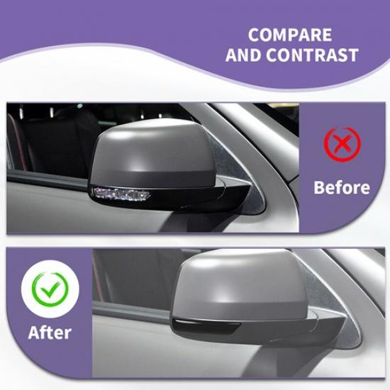 Smoked Black Rearview Mirror Turn Signal Light Trim For Jeep Grand Cherokee 11+