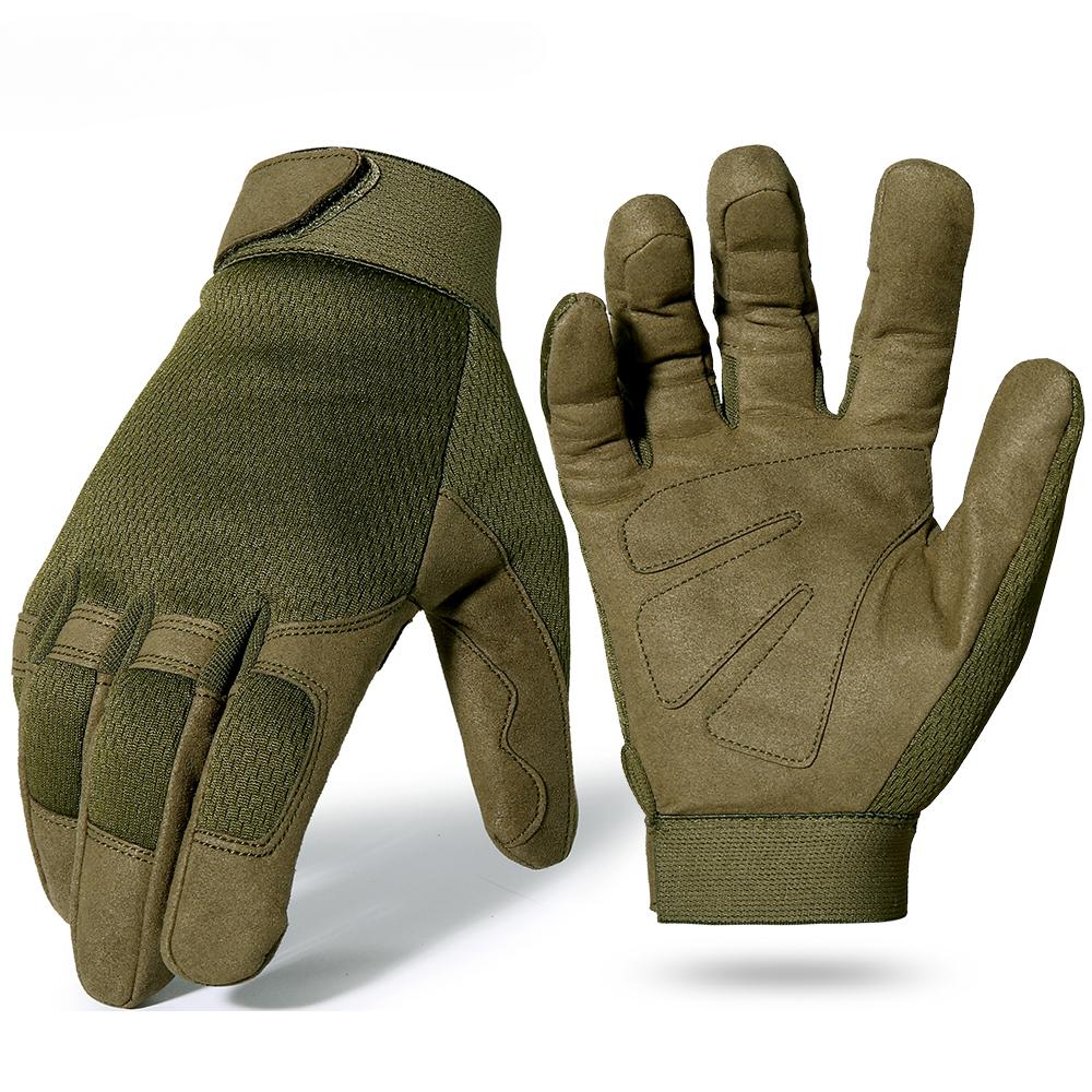 

Outdoor Sports Tactical Gloves Training Climbing Shooting Cycling Bicycle Wearproof Riding MTB Road Bike Lightweight Mittens Men S