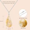 [COAI] [Koai] Teardrop Citrine November Birthstone Power Stone Necklace for Women