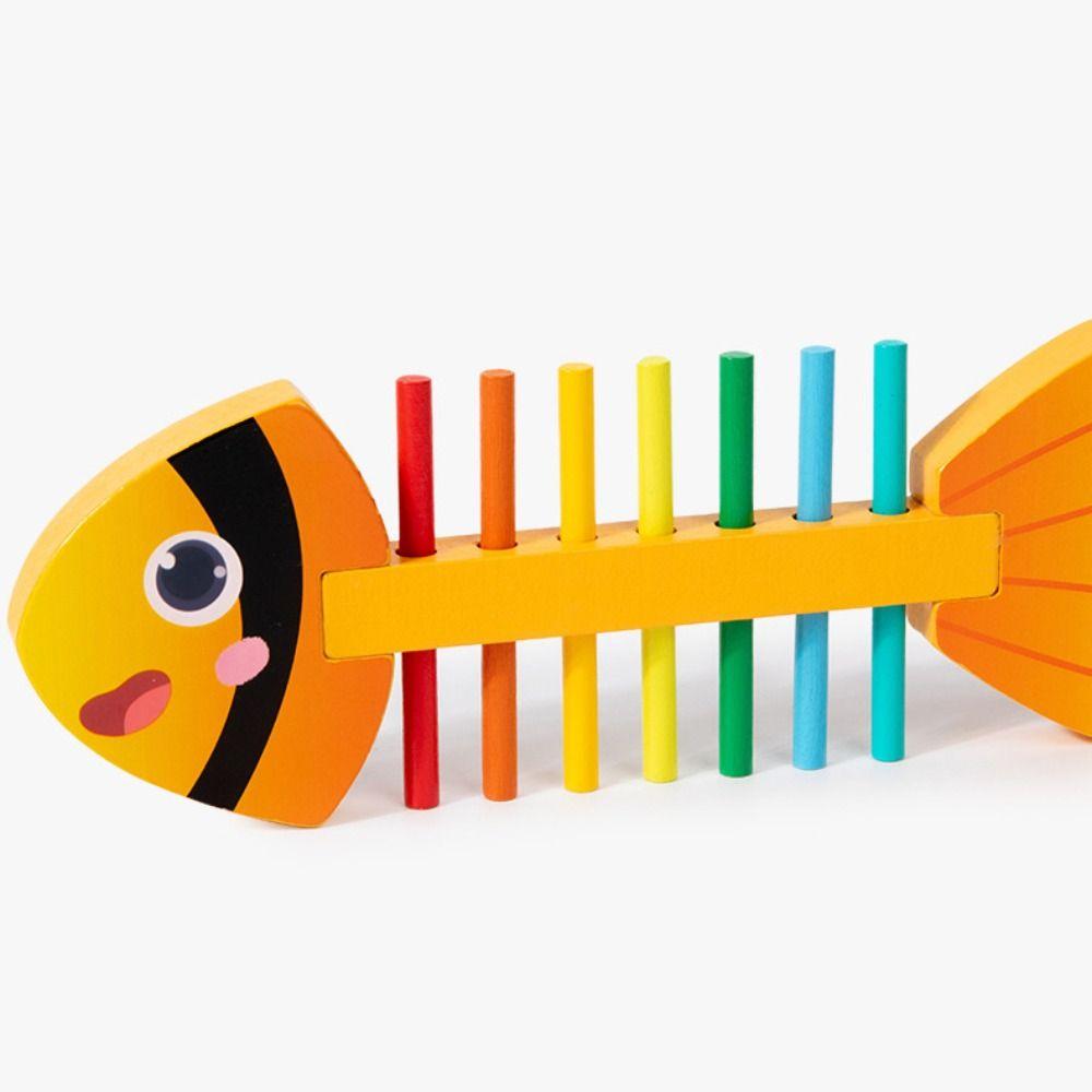 Color Recognition Color Matching Stick Balance Games Colorful Educational Toy  Kids Boy Girls