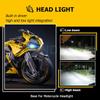 H6M P15D LED Bulb for Ruiandsion DC 6V Universal 5730 12SMD Motorcycle Headlight Fog Lamp, White