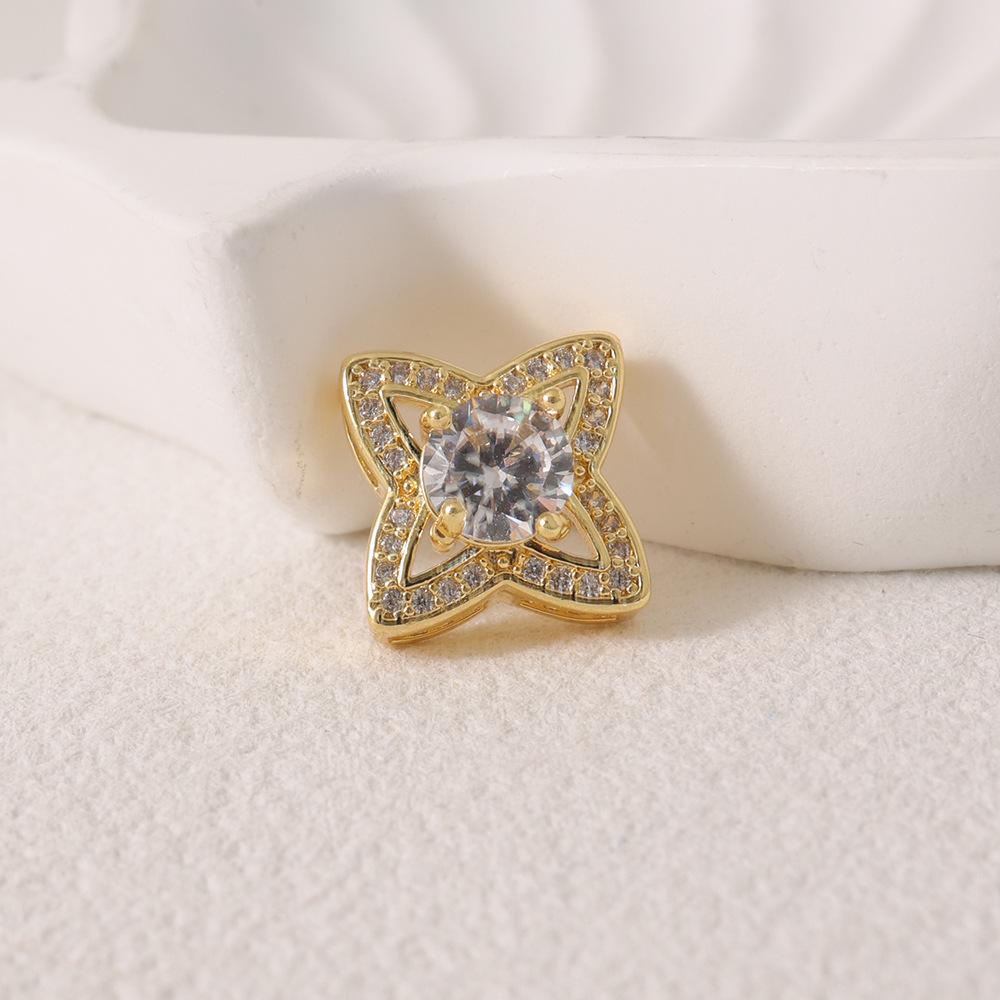 Элегантный подвес с бриллиантовой пятиконечной звездой - Женский корейский японский стиль Ins, Легкая роскошь, Универсальное повседневное украшение