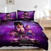 Wednesday Addams Family Auto Bettwäsche Set Bettbezug Geschenk für Schlafzimmer, Enthält 1 Bezug und 2 Kissenbezüge, Ohne FüllungB219