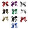 10 Stück Tragbare Cheerleader-Schleifen-Schlüsselanhänger Stilvolle Glitzer-Dekorierte Schlüsselanhänger Perfekt Für Cheerleader Und Unterstützer