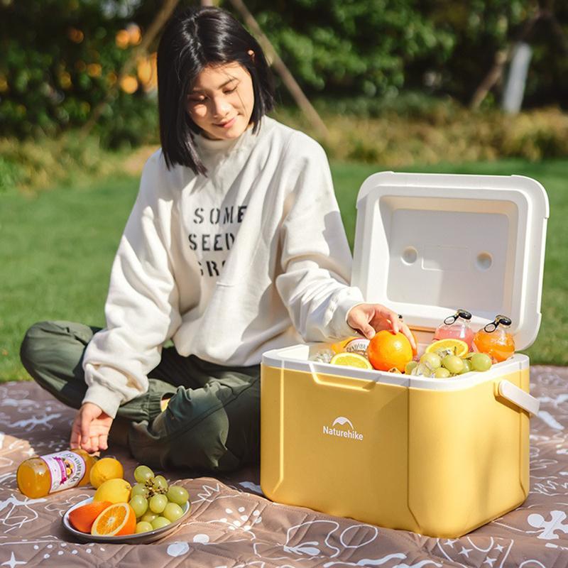 Naturehike Cooler Box Portable Incubator Refrigerator Car lce Chest Outdoor BBQ Camping Fishing lce Box Bucket Heat Preservation
