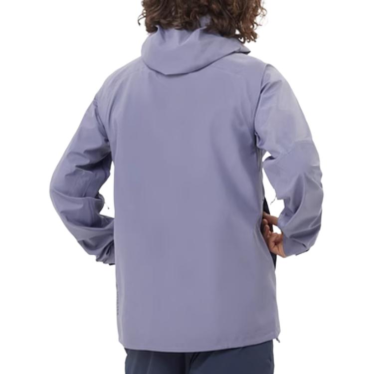 SALOMON Outline Gore-Tex 3L GTX® Mountain Outdoor Waterproof Windproof Shell Jacket Men Jacket Iris-Purple C25367