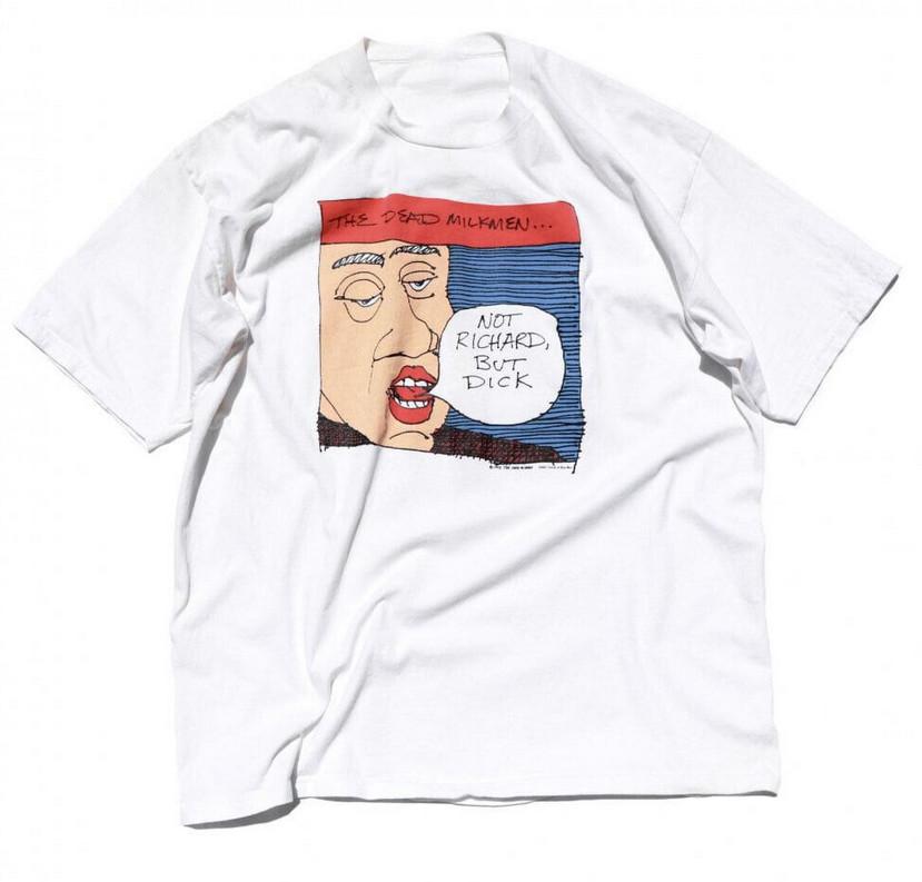 Vintage Not Richard But Dick The Dead Milkmen Shirt Unisex T-Shirt XXL
