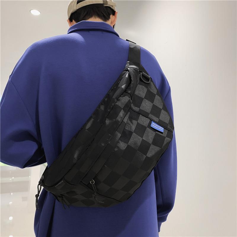 Große Hüfttaschen für Frauen, Unisex-Brusttasche, Street-Hip-Hop-Schulter-Crossbody, Outdoor-Sport, Gürteltasche, modisch