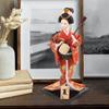 TOYMYTOY Japanese Traditional Geisha Kimono Decorated Flat Base Stable Ideal for Home Perfect As a Japanese Souvenir or Gift 12.60-inch Doll, Doll,