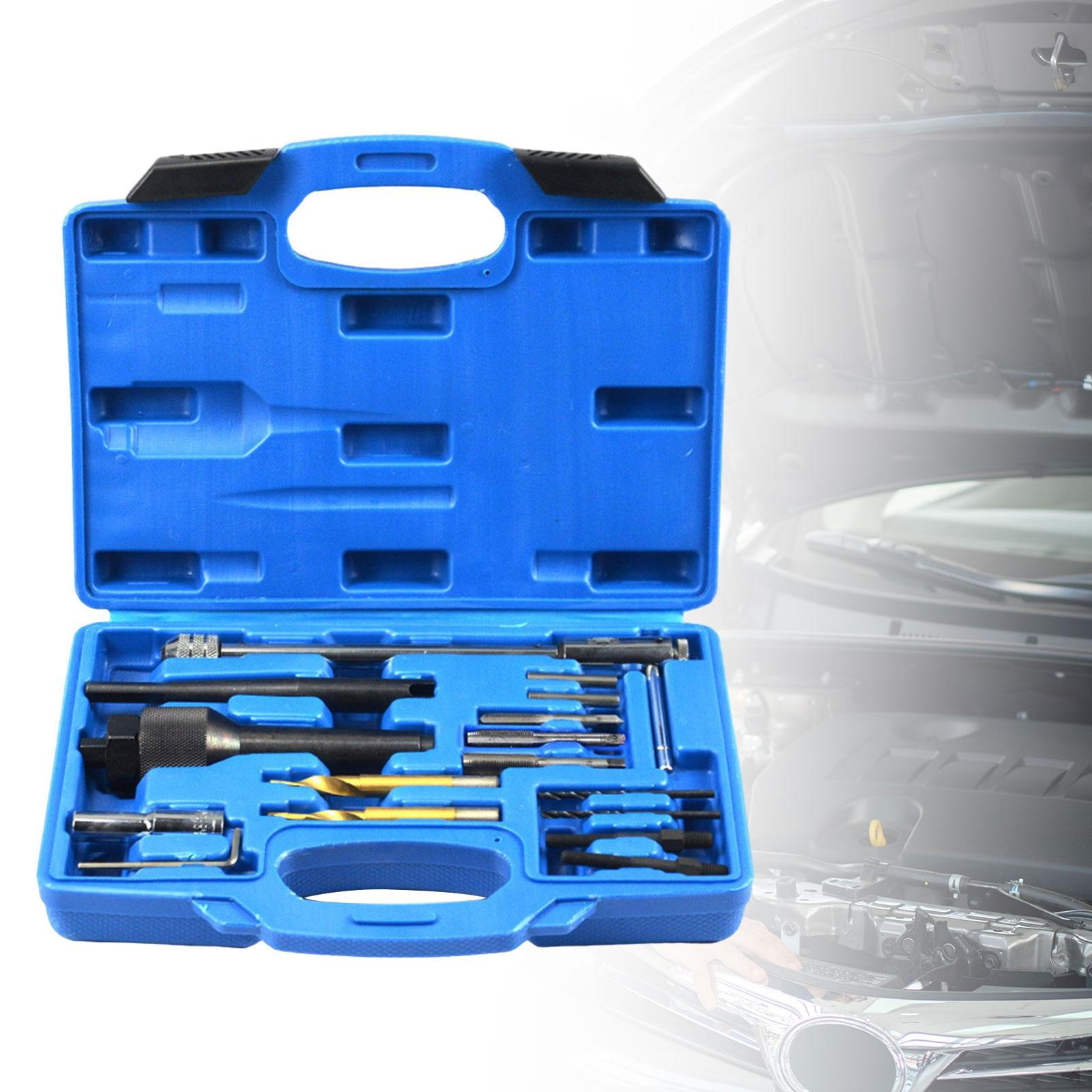 

Набір для видалення свічок розжарювання, 16 предметів, набір для виймання, універсальний M8/M10 Professional із транспортуванням Blue Box