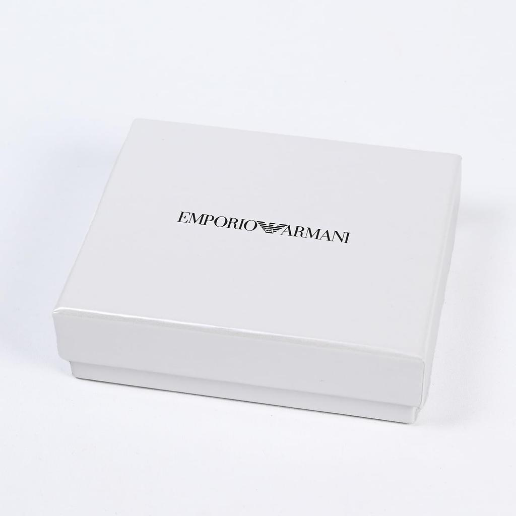 Emporio Armani Schlüsselanhänger Schlüsselanhänger Grafikdesign Adler Schwarz Blau Y4R284 Y731E 80001 Leder Herren [Artikel]