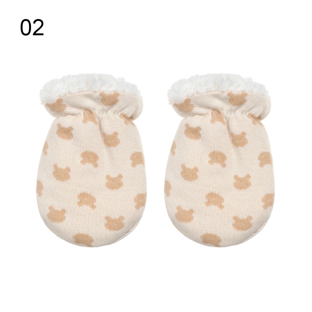 

Newborn Gloves Winter Baby Anti-Grab Mittens Full Finger Boys Girls Thicken Warmer Fleece Gloves Toddler Infant Mittens