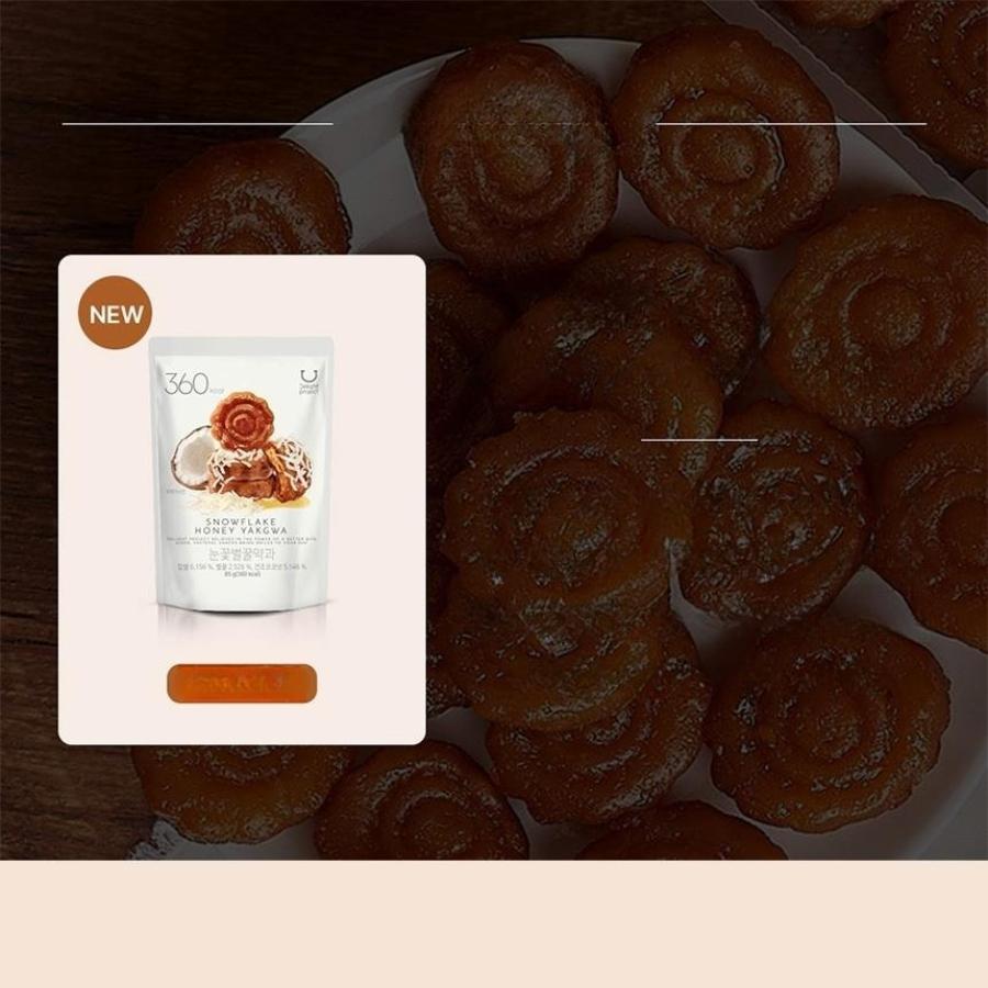 Projeto Delícia Honey Yakgwa 85g/3 sacos