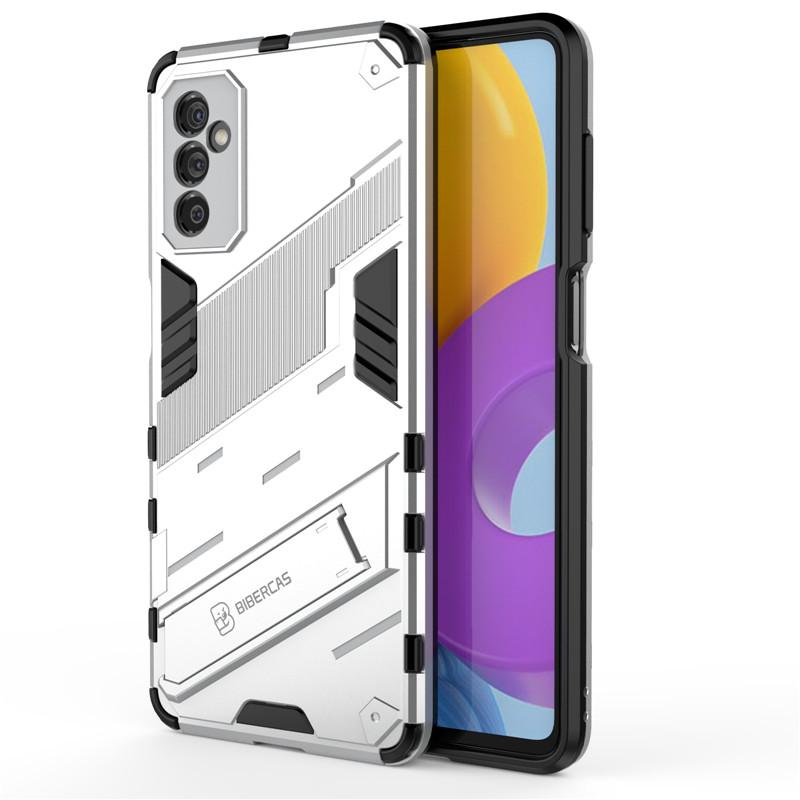 

ПАНК Чехол для телефона для Samsung Galaxy M52 5G Чехол Samsung Galaxy M52 Броня ПК Противоударный Защитный Чехол для Samsung M52 5G For Samsung M31 белый