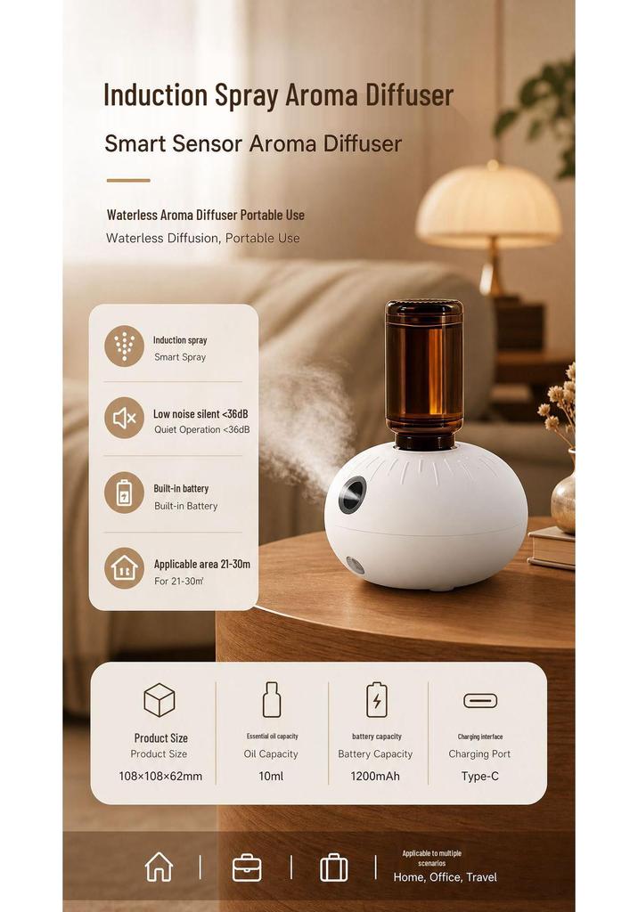 doTERRA Smart Sensor Portable Aroma Diffuser for Odor Removal